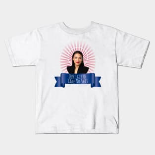 Our Lady of Take No Shit, Congresswoman Alexandria Ocasio-Cortez Kids T-Shirt